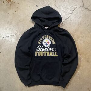 New Pittsburgh Steelers Football Womens Size XL XLarge Black Hoodie